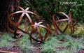 Garden Sphere - rusted steel