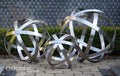 Garden Sphere - stainless steel
