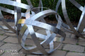 Garden Sphere - stainless steel