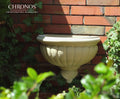 Grooved wall-mounted basin