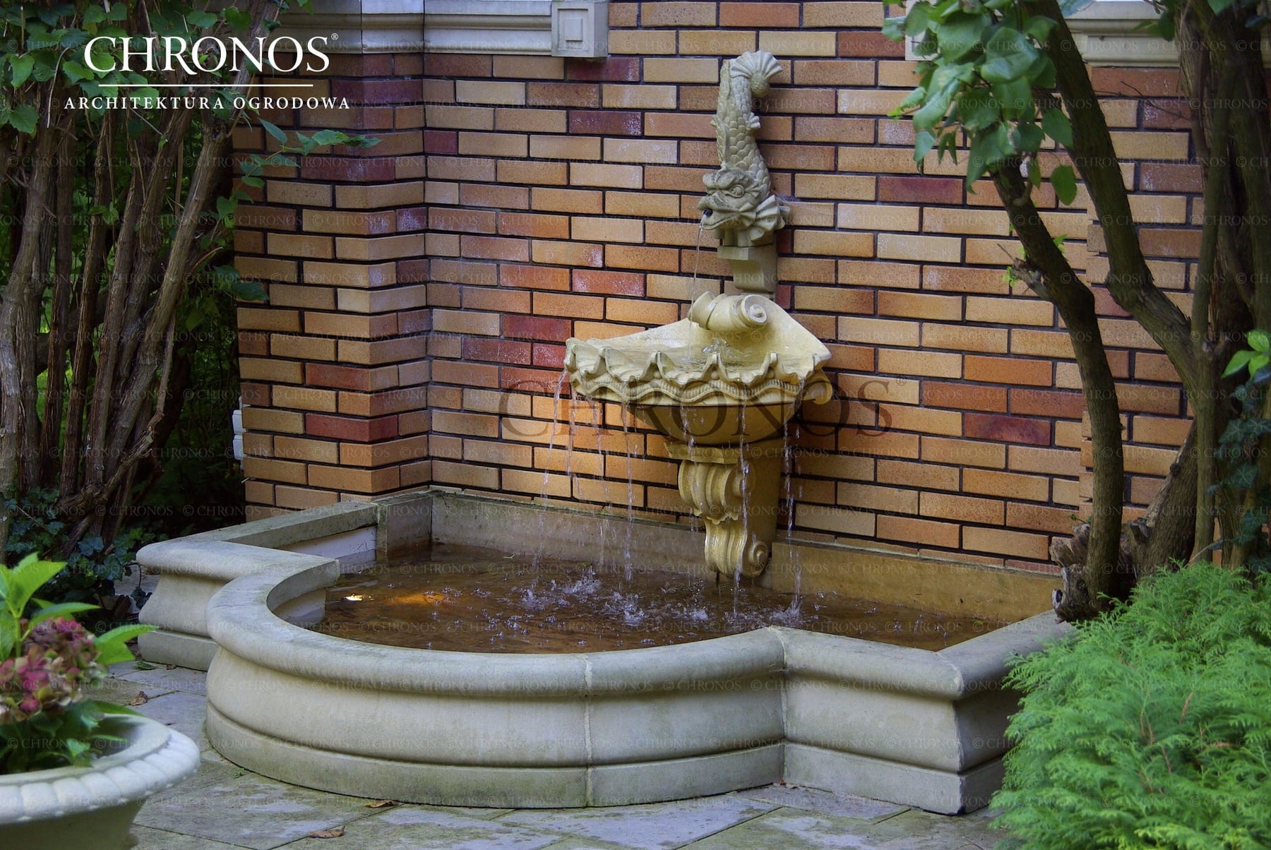 Genova Wall Fountain - Formal