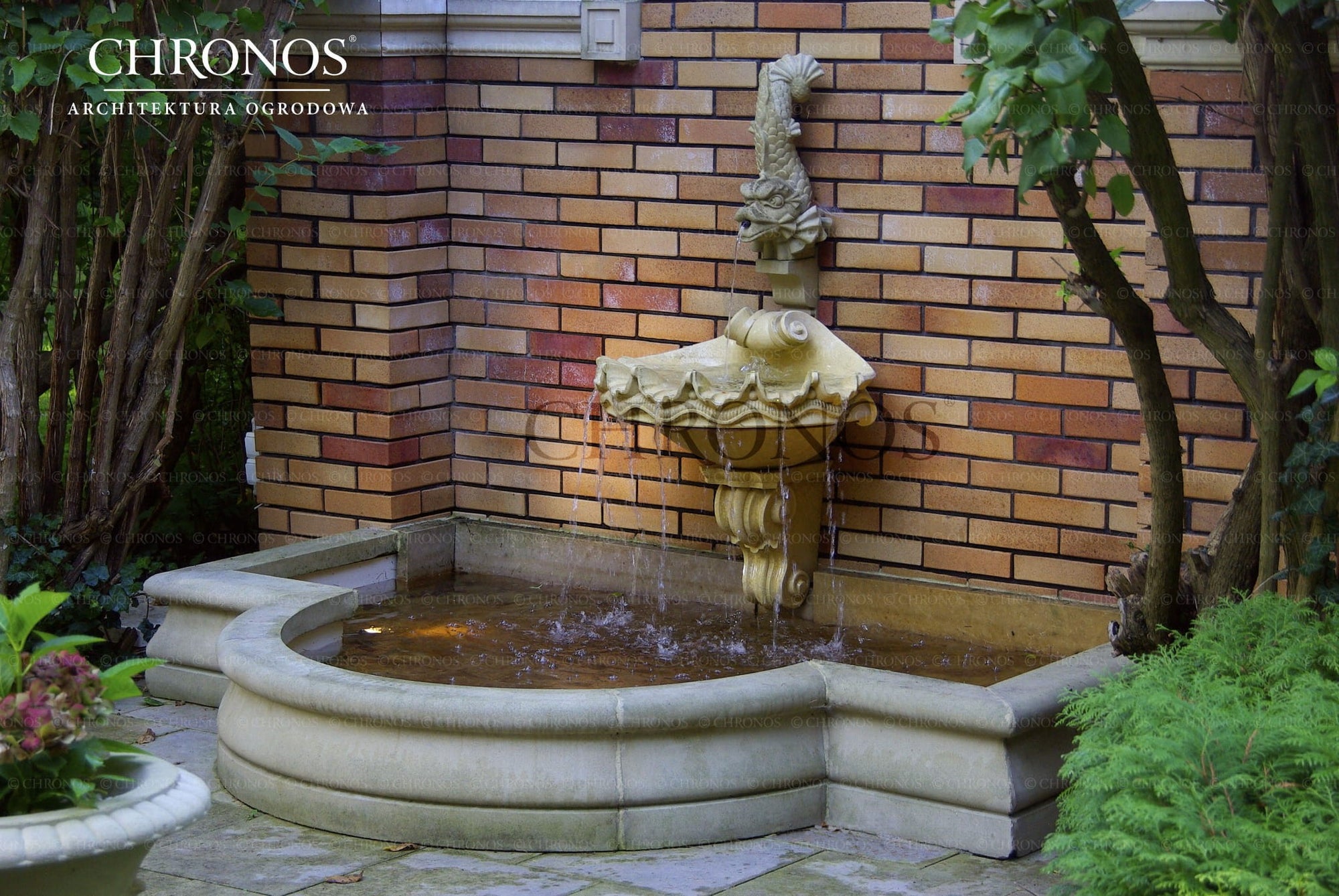 Genova Wall Fountain - Formal