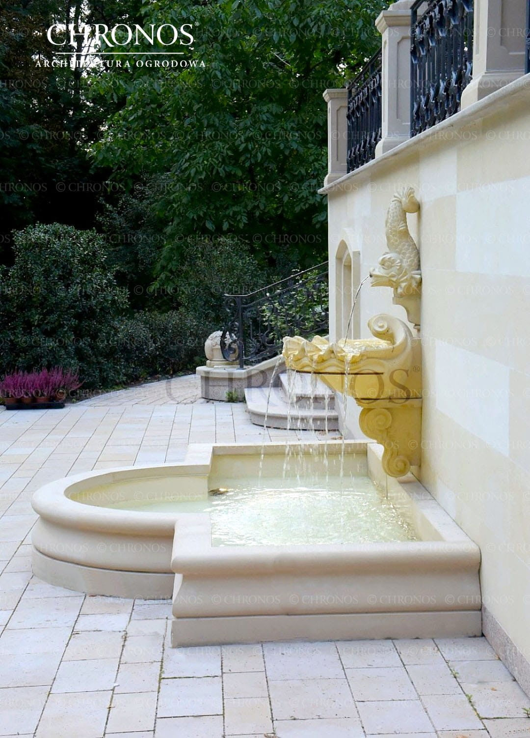 Genova Wall Fountain - Formal
