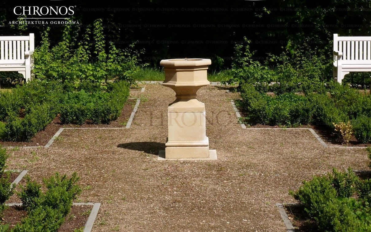 Gothic Fountain - on a pedestal