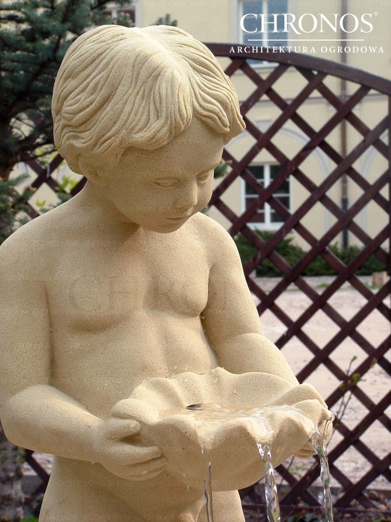 Flora Fountain with Boy Sculpture