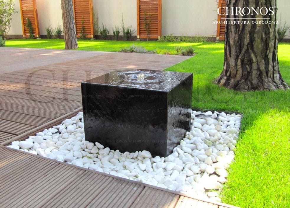 Granite Cube Fountain