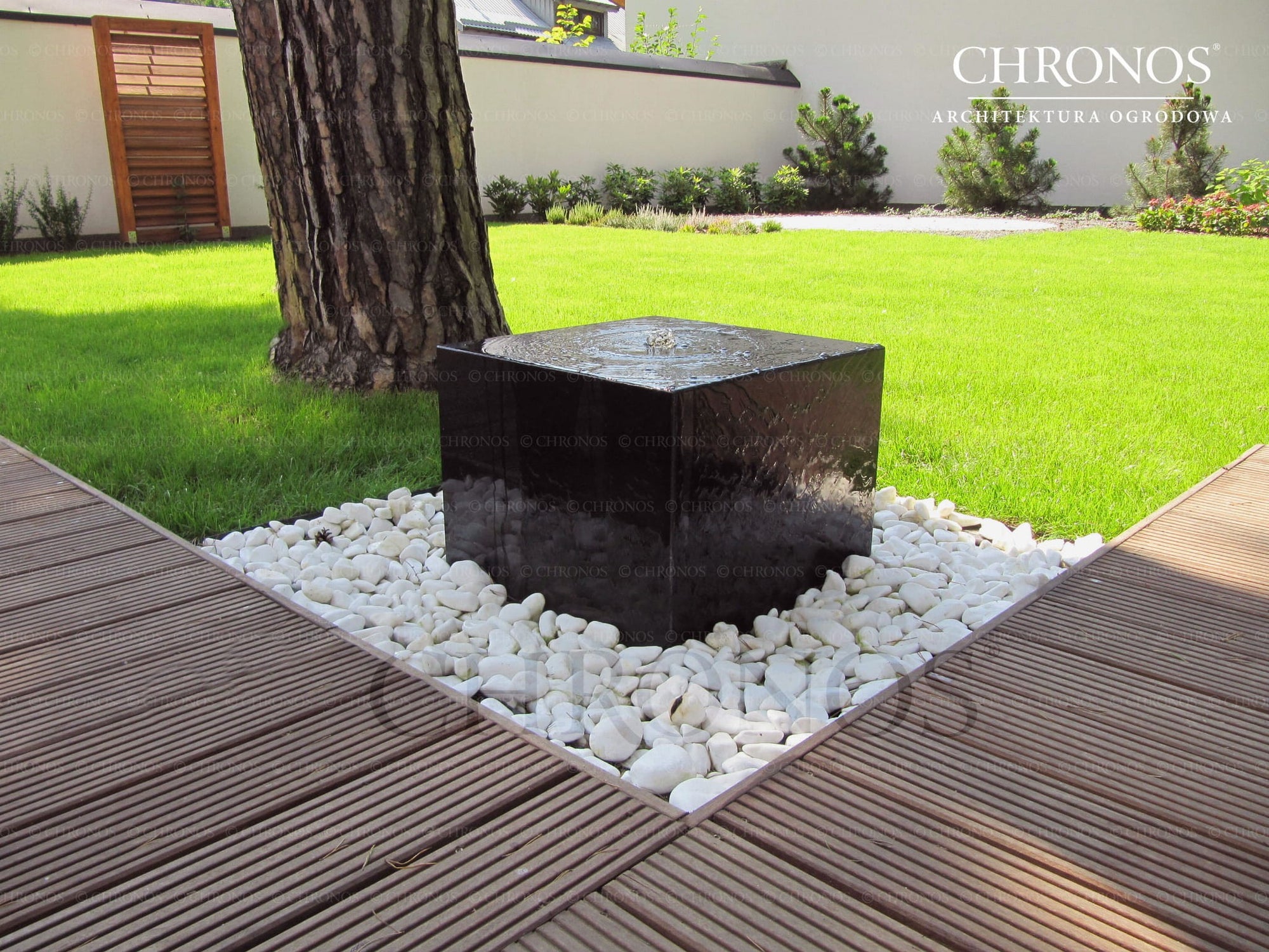Granite Cube Fountain