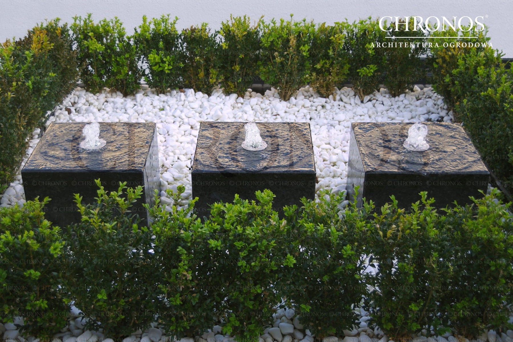 Granite Cube Fountain