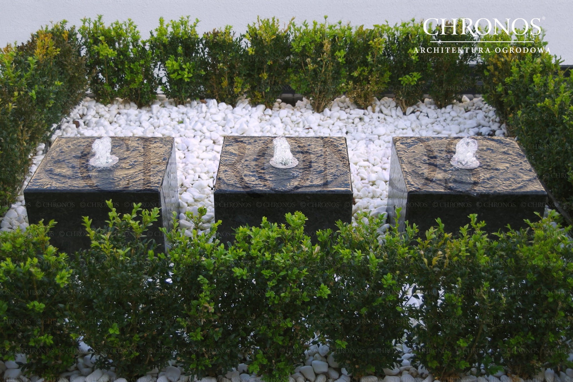 Granite Cube Fountain