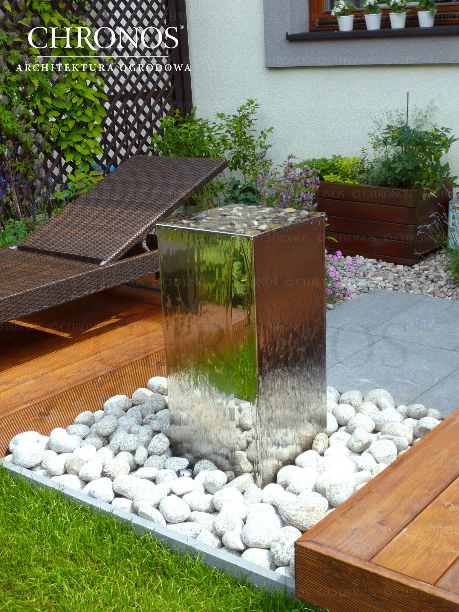 Steel Block Fountain