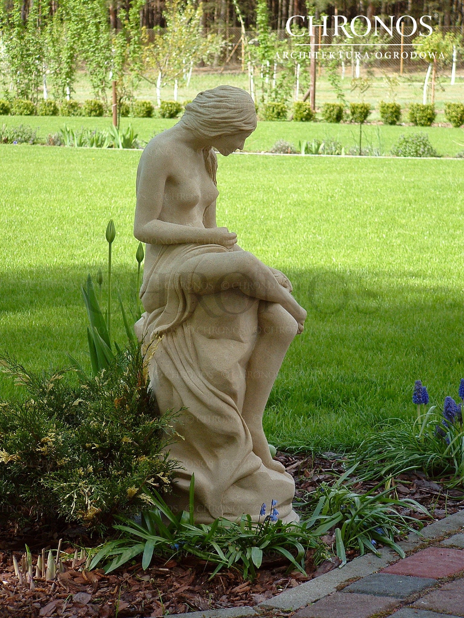 A girl drying her feet