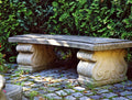 Art Nouveau Curved Bench