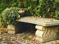 Art Nouveau Curved Bench