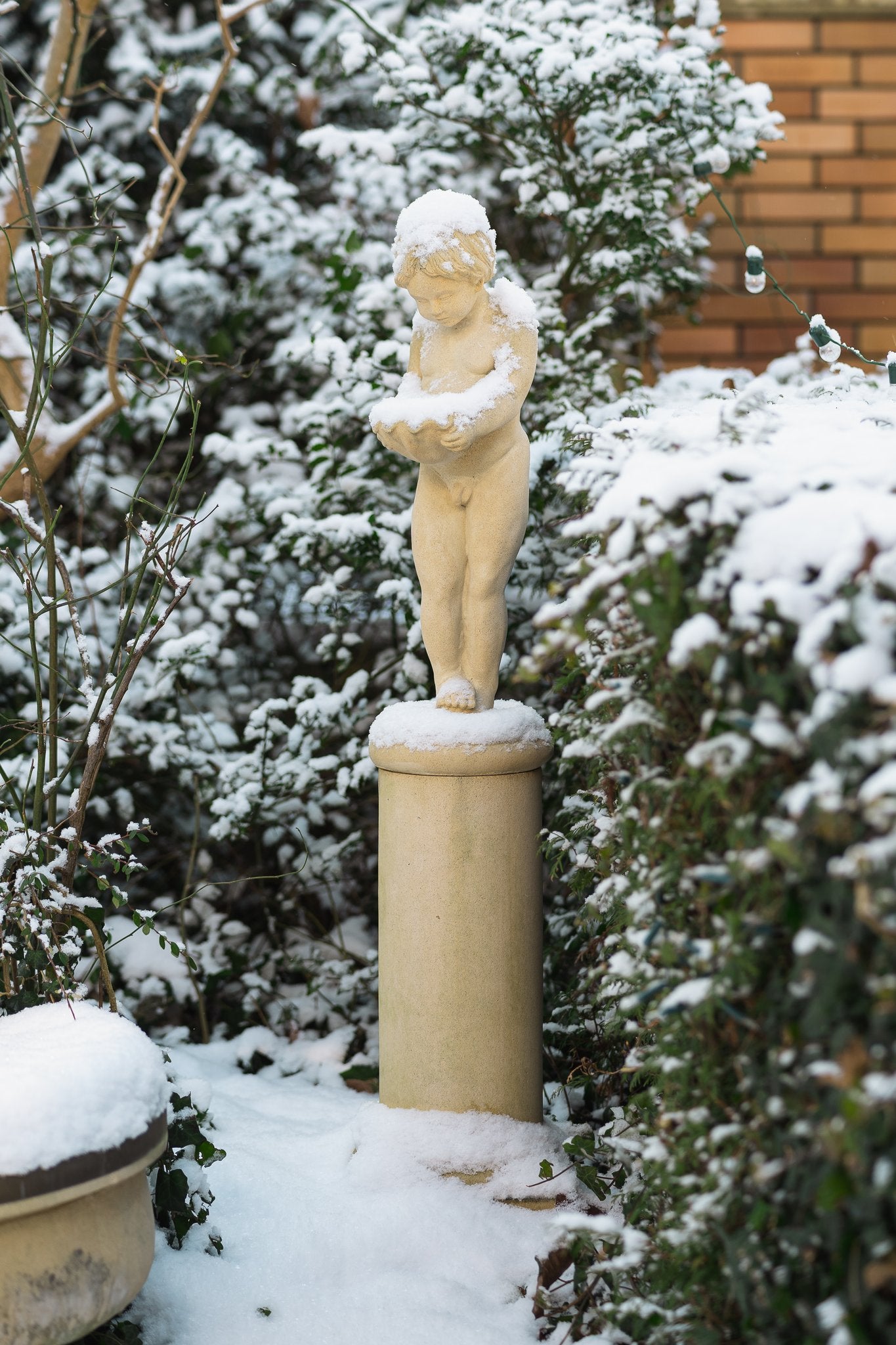 Boy with a seashell