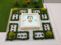 Genova Square Fountain 180x180cm
