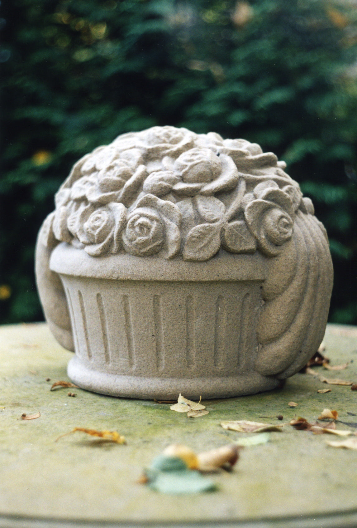 Basket with flowers