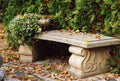 Art Nouveau Curved Bench