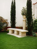 Art Nouveau Curved Bench