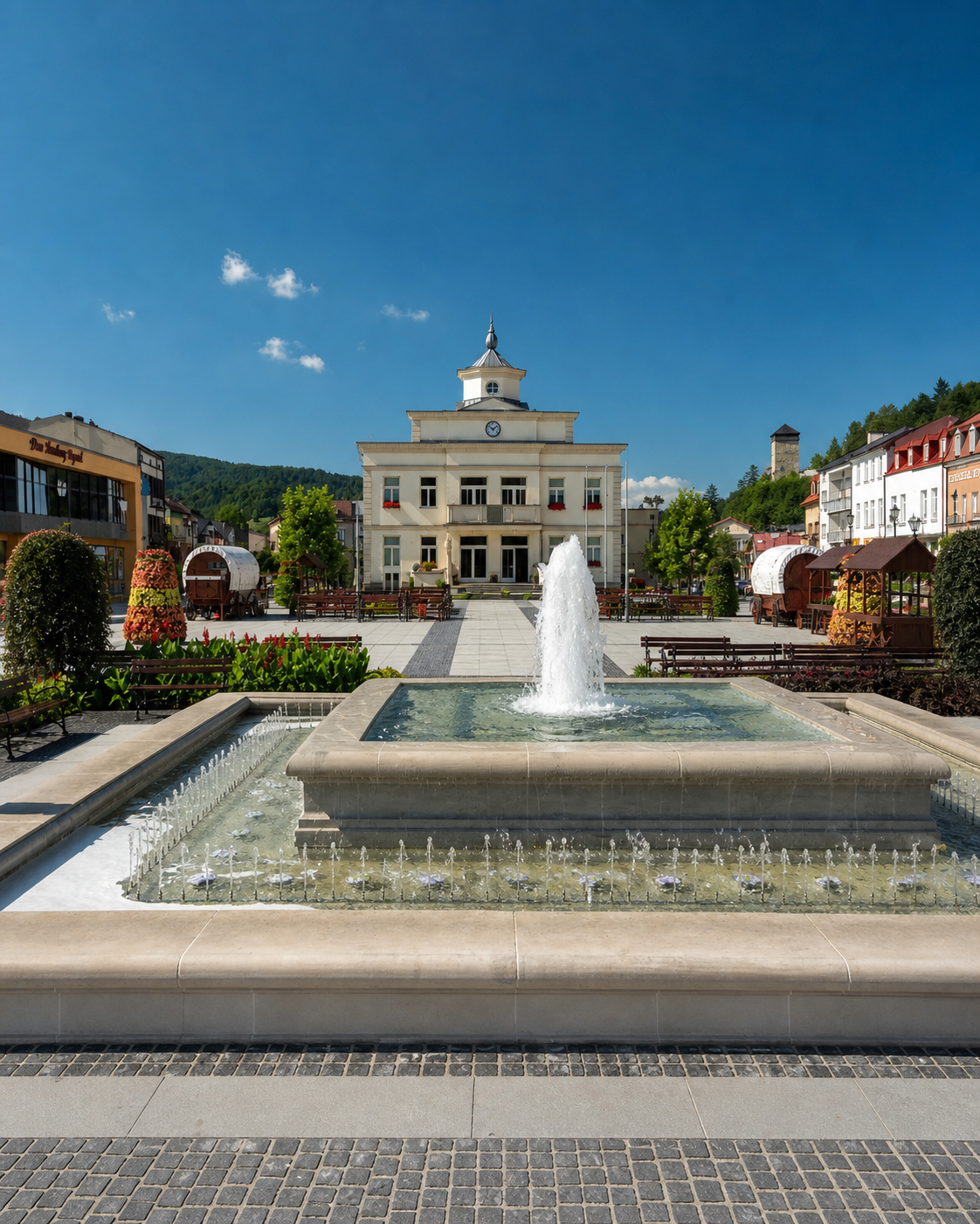 Market Square in Muszyna