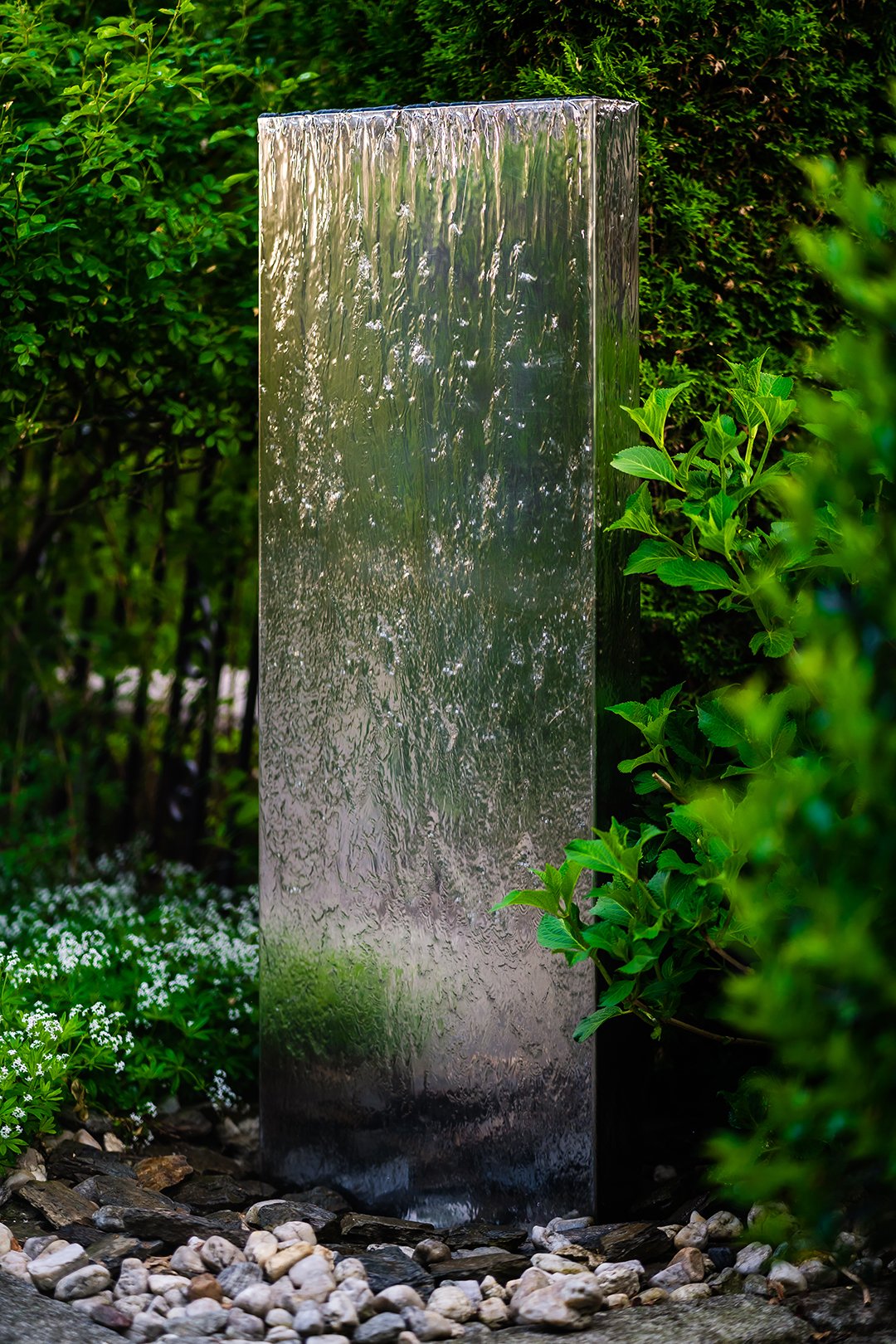 Steel Mirror Fountain