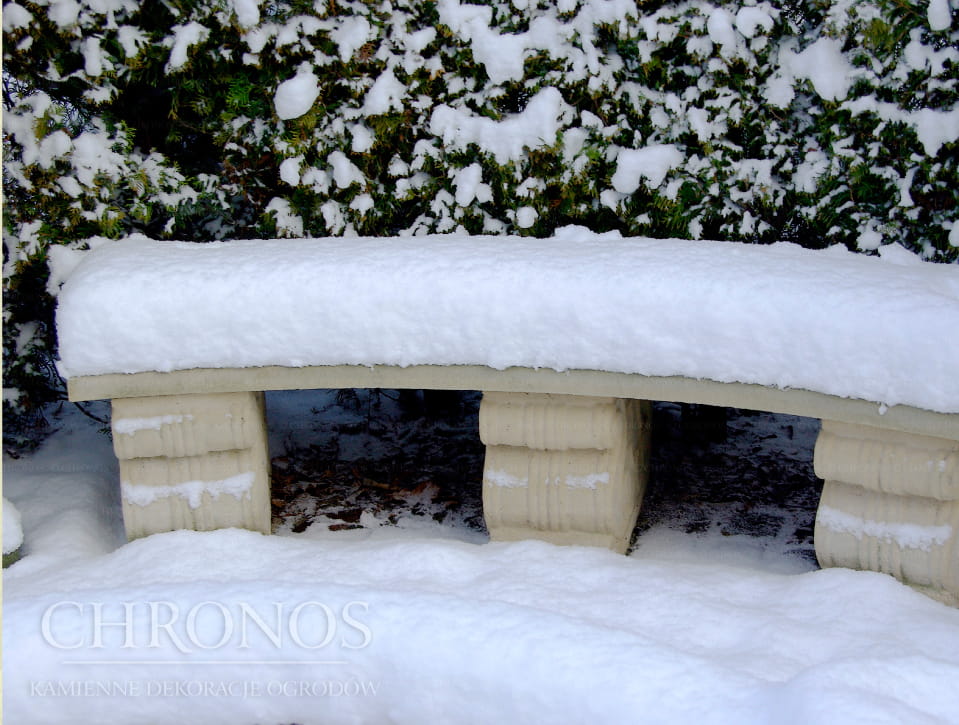 Art Nouveau Curved Bench