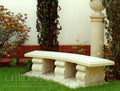 Art Nouveau Curved Bench