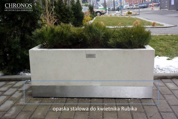 Opaska Stalowa do Kwietnika Rubika 