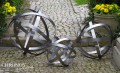 Chronos - sfery ogrodowe Copernicus I - stal naturalna (2)