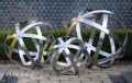 Chronos - sfery ogrodowe Copernicus III - stal nierdzewna (3)