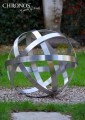 Chronos - sfera ogrodowa Copernicus III - stal nierdzewna (2)