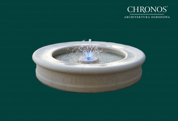 Fontanna z bortnicą Ługwałd wysoką i Wazą Lechja małą