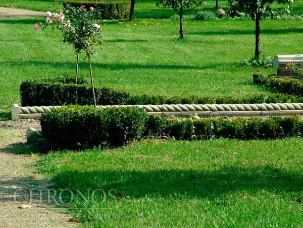 Krawężnik dekoracyjny – warkocz